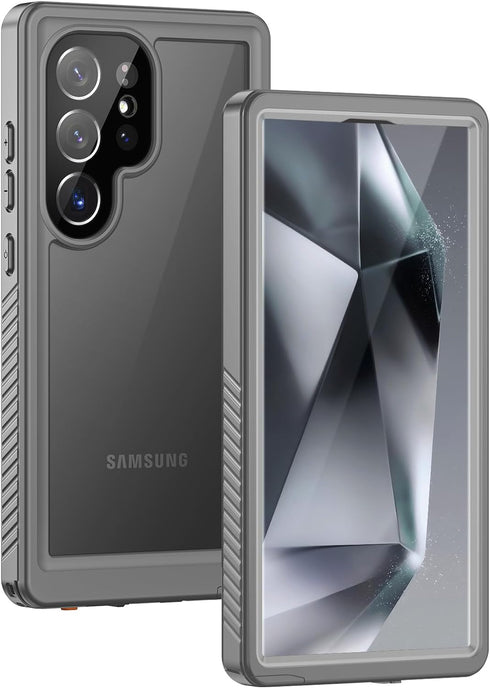 Lanhiem for Samsung Galaxy S24 Ultra Case, IP68 Waterproof Dustproof, Built-in Screen Protector, Rugged Full Body Shockproof Protective Cover for ...