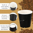 100 Pack 3 oz Paper Cups,Bathroom cups, Espresso Cups, Small Paper Cups for Mouthwash, Snacks, Suitable for Family, Party, Picnic(Black)...