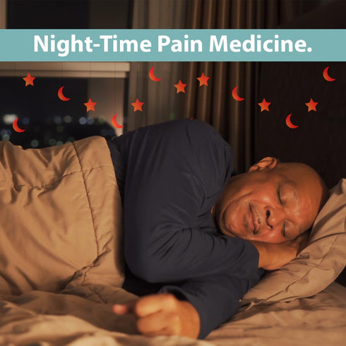 GeriCare Extra Strength Night-Time Acetaminophen 500 mg, Diphenhydramine HCI 25 mg Pain Medicine Caplets 50 Count (Pack of 1)...