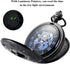 ManChDa Pocket Watch for Dad Gifts for Fathers Day Mechanical Pocket Watch for Dad Men Pocket Watches Engraved...