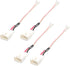 RED WOLF Front Rear Door Speaker Wiring Harness Adapter Connector Plug Replacement for Ford Focus Fusion Explorer Edge 2013-2021, Mazda 3 6 CX5 20...