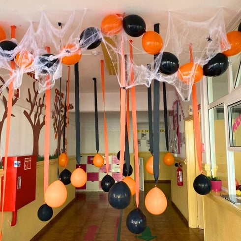 Premium Black Crepe Paper Streamer - 81 ft (1 Pc) - Perfect for Birthdays, Weddings, and Events...