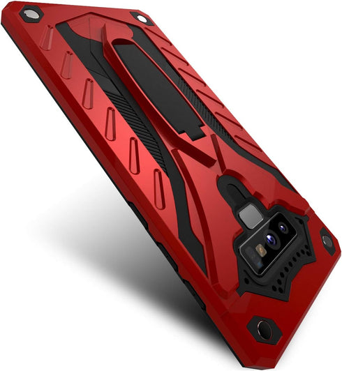Kitoo Designed for Samsung Galaxy Note 9 Case with Kickstand, Military Grade Protection- Red...