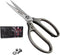 Heavy Duty Scissors 8.5'', All Purpose, Leather Scissors, Reinforced Stainless Steel Blades with Metal Handles for Home, Office, Easy Cutting Card...