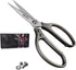 Heavy Duty Scissors 8.5'', All Purpose, Leather Scissors, Reinforced Stainless Steel Blades with Metal Handles for Home, Office, Easy Cutting Card...