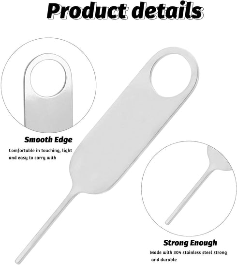 2-Pack Doorbell Key Tool, Doorbell Opening Pin Tool, Release Removal Pin Security Key Replacement Tool Compatible with Arlo, Nest and Eufy Video D...