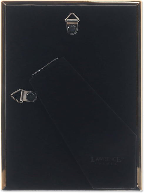Lawrence Frames 5" W x 7" H Simply Gold Metal Picture Frame (670057)...