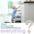 Baby Proofing Safety Cabinet Locks - Child Proof Latches for Dresser Drawer Cupboard Doors Closet Oven Refrigerator Fridge - Adjustable Childproof...