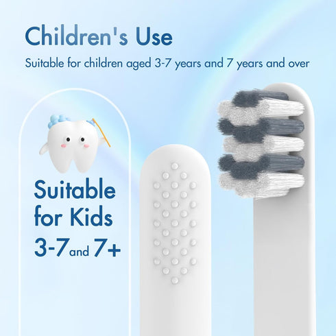 Replacement Toothbrush Heads Kids Compatiable with Quip Electric Toothbrush Refill(Kids3PCS+Adult3PCS)...