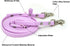 Pets Waterproof Dog Leash | Durable Long Line for Large Dogs and Puppy Over 40 lbs | Long Training Leash for Yard, Beach, Field (Pink, 6 ft x 5/8"...