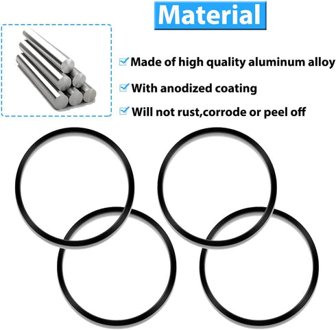 For 2016-2023 Tacoma A/C Vent Ring Outer Cover Air Conditioning Outlet Trim Decoration Toyota Tacoma Accessories 4 Piece Kit,Black...