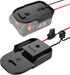 Power Wheel Adapter with Fuse & Switch, Secure Battery Adapter for Ridgid AEG 18V Hyper Lithium Battery, with 12 Gauge Wire,Good Power Convertor f...