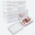 Playing Card Deck Box, 16 pcs Plastic Empty Trading Card Case Holder, 3.8 x 2.7 x 0.8 Inch Clear Card Storage Organizer Containers Snap Closed for...