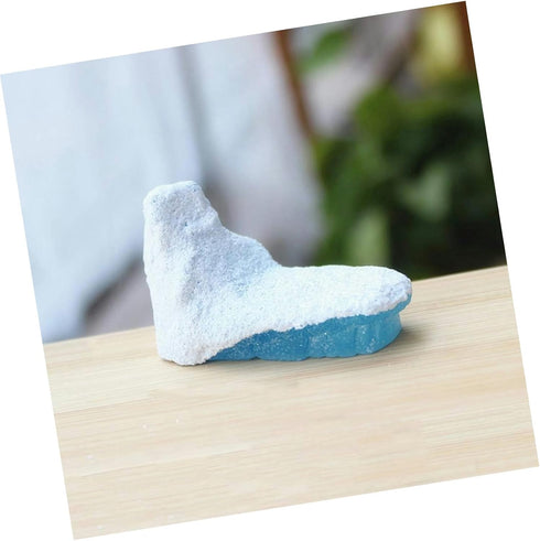 Blue Iceberg Model Realistic Arctic Miniature 3D Model Polar Bear Christmas Decorations Cake Decoration Craft Home Decoration, Snow-white...