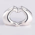 925 Sterling Silver Love Heart Charm in Your Hands Charm Valentine's Day Charm Family Charm for Pandora Charm Bracelet...
