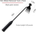 Weed Puller Tool Garden Weed Pulling Tool Portable Garden Weeder Tool Uprooting Weeding Tool 4 Teeth Manganese Steel Forged Hand Weeder for Vegeta...