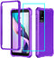 for TCL ION X Case/TCL 40 Z/TCL ION V Case with Screen Protector,TCL IONV Phone Case Frosted PC Back Soft Silicone Bumper Military Grade Full Body...