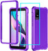 for TCL ION X Case/TCL 40 Z/TCL ION V Case with Screen Protector,TCL IONV Phone Case Frosted PC Back Soft Silicone Bumper Military Grade Full Body...