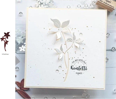 Cutting Die for Scrapbooking, 3D Backgrounds Frame New Cutting Dies DIY Album Card Making Decor Paper Craft Metal Die Cuts Party Decorations (Core...