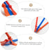 Silicone Glue Spreader 6pcs Glue Coated Sheet Leather Skiver Spachella Silicone Leather Glue DIY Leathercrafts Accessories Glue Applicator Handhel...
