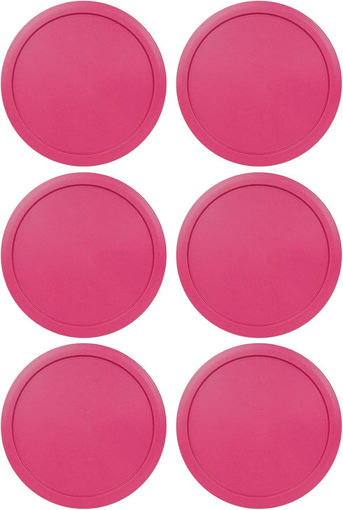 Replacement Lid for Pyrex 6" Storage Plastic Cover 4 Cup Bowl 7201-PC Fuchsia (6-Pack)...