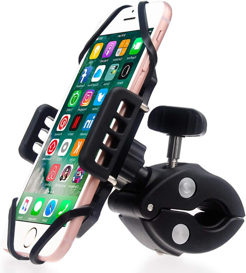 Cell Phone Holder Mount Clip for Golf Cart,Golf Pull Push Cart,Music Microphone Mic Stand,Bike/Scooter,Stroller,Wheelchair Walker,Boat,Adjustable ...