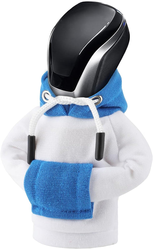 Gear Shift Hoodie, Upgraded Universal Hoodie Car Gear Shift Cover, 2 Pack Funny Shifter Hoodie, 5.9 Inch Car Shifter Stick Protector Decoration(Mi...
