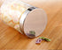 Lawei 6 Pack 27 Oz Clear Glass Jars with Stainless Steel Lids - Glass Food Canister Set Food Storage Jars for Cookie Rice Beans Pasta Snacks...