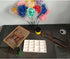14 Wells Ceramic Artist Paint Palette - 8 Inch Porcelain Watercolor Painting Palette Ceramic Mixing Tray for Painters...