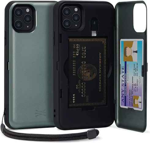 TORU CX PRO for iPhone 11 Pro Max Case Wallet | Protective Shockproof Heavy Duty Cover with Hidden Card Holder & Card Slot |Wrist Strap, Lightning...