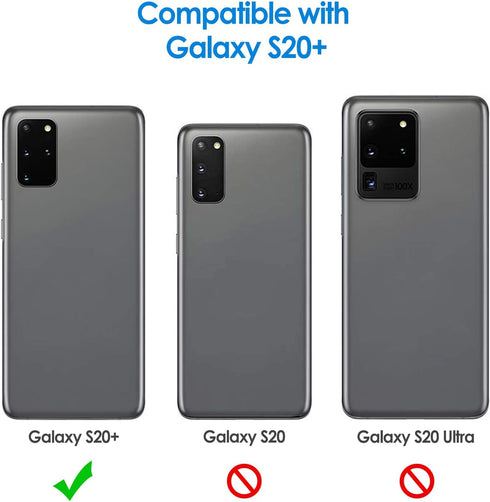 JETech Slim Fit Case for Samsung Galaxy S20 Plus / S20+ 5G (2020), Thin Phone Cover with Shock-Absorption and Carbon Fiber Design (Black)...