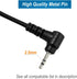 abcGoodefg 1 Pin 2.5MM Walkie Talkie Earpiece Headset with Mic PTT, G Shape Two Way Radio Earpiece compatible with Motorola Radios Cobra Talkabout...