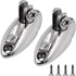 Bimini Top Quick Release Deck Hinge 316 Stainless Steel Boat Side Mount Swivel Hinge with Screws (3.6 inch 2 Pack)...