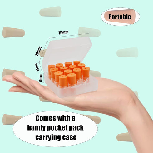 Ear Plugs for Sleeping Noise Cancelling - 33 dB Highest NRR Soft Foam Earplugs - Ear Protection Earbuds for Sleep, Concerts, Musician, Shooting, T...