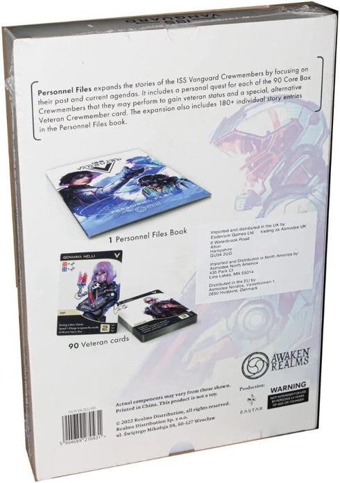 ISS Vanguard Board Game Personnel Files Expansion | Cooperative Sci-Fi Strategy Game for Adults and Kids | Ages 14+ | 1-4 Players | Average Playti...