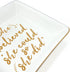 Valentines Jewelry Dish Tray Graduation Gifts for Women Spiritual Trinket Tray Ring Mothers Day Gifts She Believed She Could So She Did Congratula...
