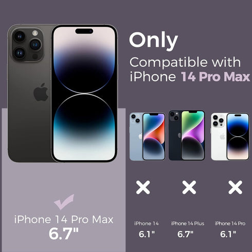 iPhone 14 Pro Max Case,IP68 Waterproof Case for iPhone 14 Pro Max Underwater Full Sealed Cover Snowproof Shockproof Dirtproof iPhone 14 Pro Max Ca...