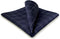 S&W SHLAX&WING Checkered Ties Dark Blue White Black Matching Pocket Square Only...