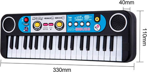 37 Keys Kids Piano Keyboard, Mini Electronic Piano Keyboard Toy for Kids Birthday Christmas Day Gift...