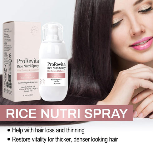 2PCS Hair Helper Spray, Hair Nursing Spray, Rice Water Spray, For Thinning Hair, Hair Thickening Natural Spray...