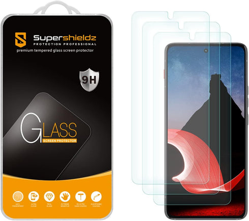 Supershieldz (3 Pack) Designed for Lenovo ThinkPhone by Motorola Tempered Glass Screen Protector, Anti Scratch, Bubble Free...