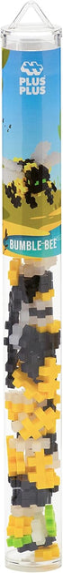 PLUS PLUS - Bumble Bee - 70 Piece, Construction Building Stem/Steam Toy, Interlocking Puzzle Blocks for Kids, Mini Maker Tube...