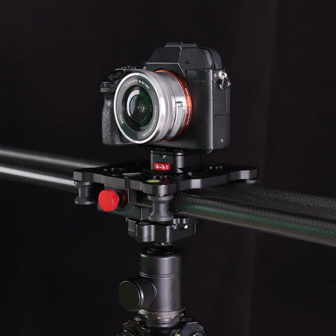 Quick Release Plate Kit QR Plate Camera Mount Adapter, Quick Release System with 1/4 Inch Screw for DSLR/Cameras/Tripod/Monopod/Slider/Handheld Gi...