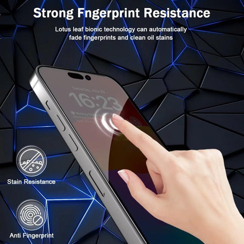 iPhone 15 Pro Max Privacy Screen Protector Tempered Glass with Camera Lens Protector Screen Saver Vidrio Templado Protector de Pantalla iPhone 15 ...