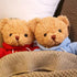 Teddy Bear Stuffed Animal, Soft Cuddly Teddy Bear Plush Toy, Birthday Christmas Valentine’s Day Gift for Kids Girlfriend (Red-B,11.8inch)...