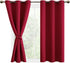 DWCN Blackout Short Curtains with Tiebacks - Thermal Insulated Privacy Protection Grommet Window Curtains for Living Room Bedroom, 38 x 45 inch Le...