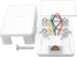 Phone Jack Surface Mount Single Port Telephone Jack Box 4 Screw Terminals to 1 RJ11 6P4C Female White...