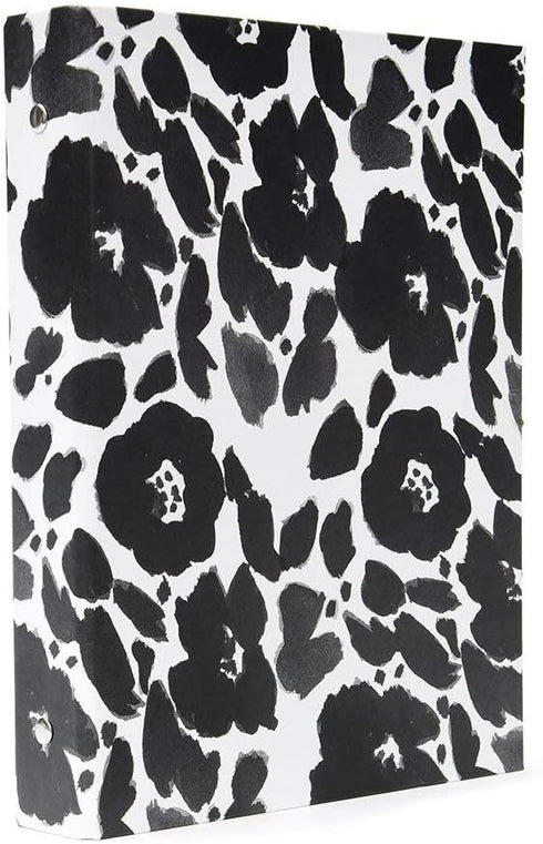 Gartner Studios Black & White Flower 3 Ring Binder (23351)...