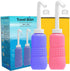 Upside Down Peri Bottle for Postpartum Care, Portable Bidet Bottle with Travel Bag, Handheld Perineal Sprayer,Reusable Douche Bottle for Women,Men...