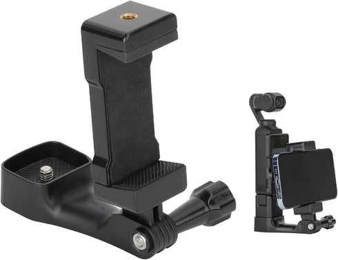 Camera Phone Holder Mount for DJI OSMO Pocket 3 Cell Phone Holder Tripod Adapter Phone Clip Clamp Expansion Accessories with 1/4” Screw for OSMO P...